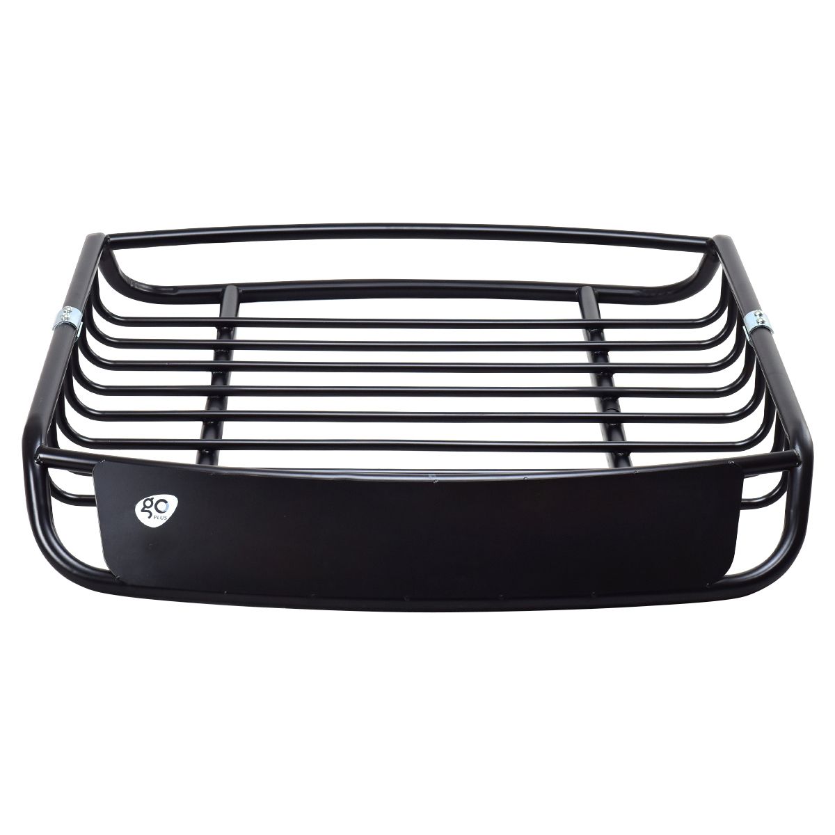 Porte-bagages en Métal Barre de Support pour Véhicule Haute Résistance en Acier Antirouille 120x98x16,5cm,Noir -