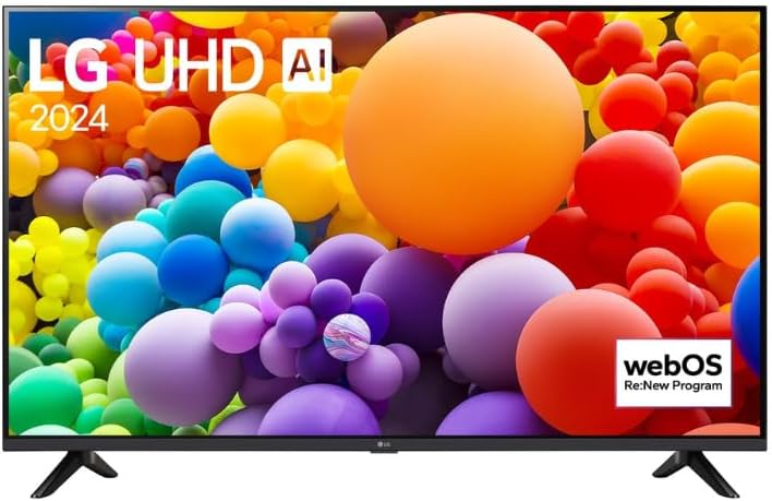 LG TV LED 2024 | 43UT73 | 43 Pouces | UHD | Processeur α5 gen 7 AI 4K Noir