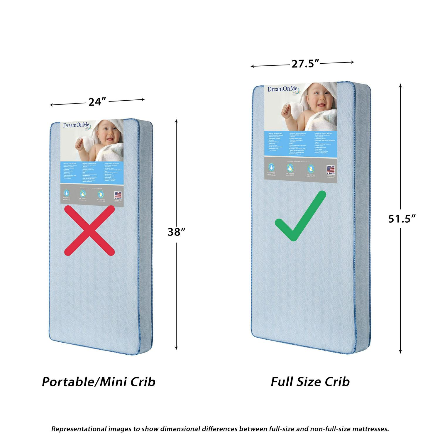 Evolur Sleep Triple Stage Air Flow Crib & Toddler Mattress
