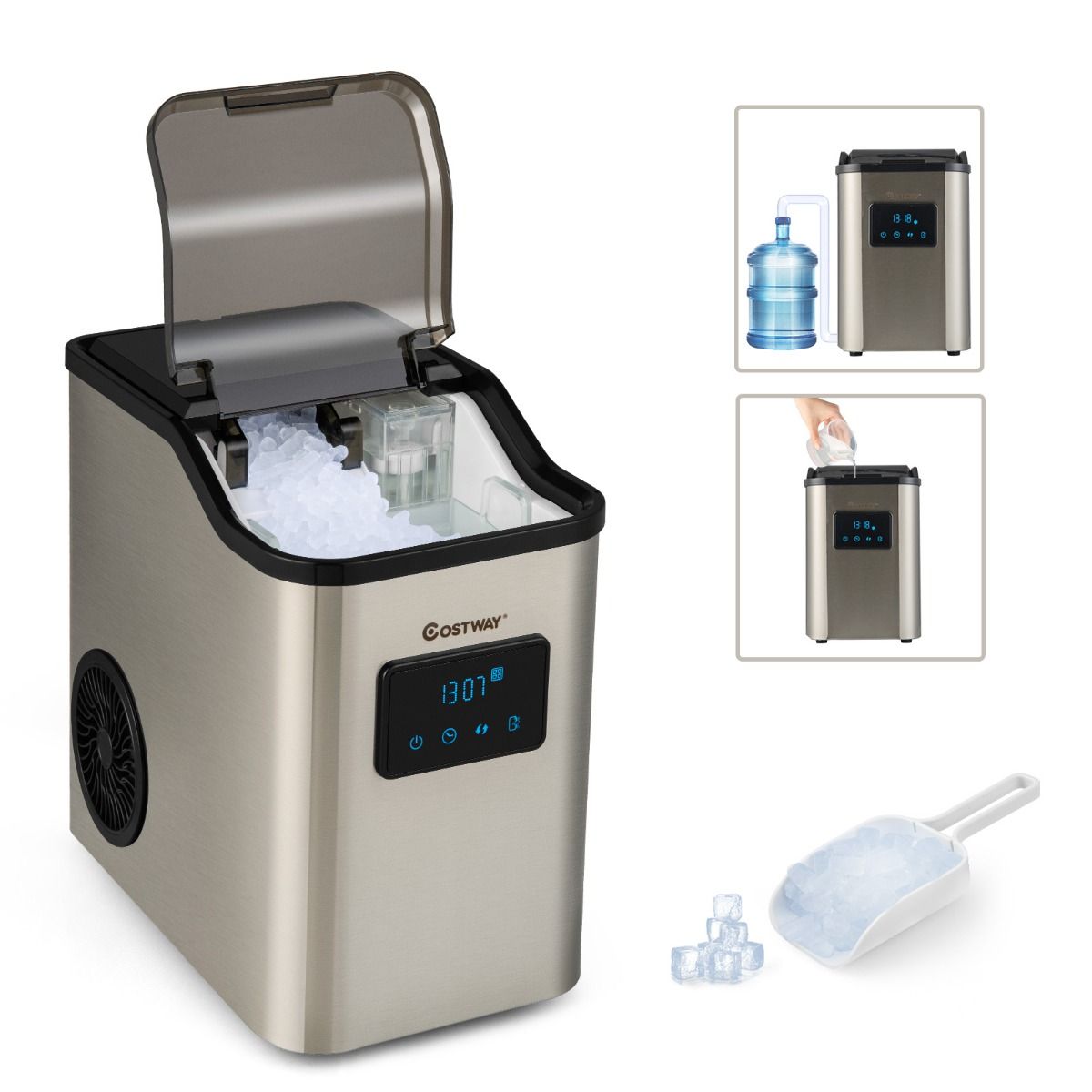 Machine  Glaons 24kg en 24h Panneau de Contr么le Tactile LED -