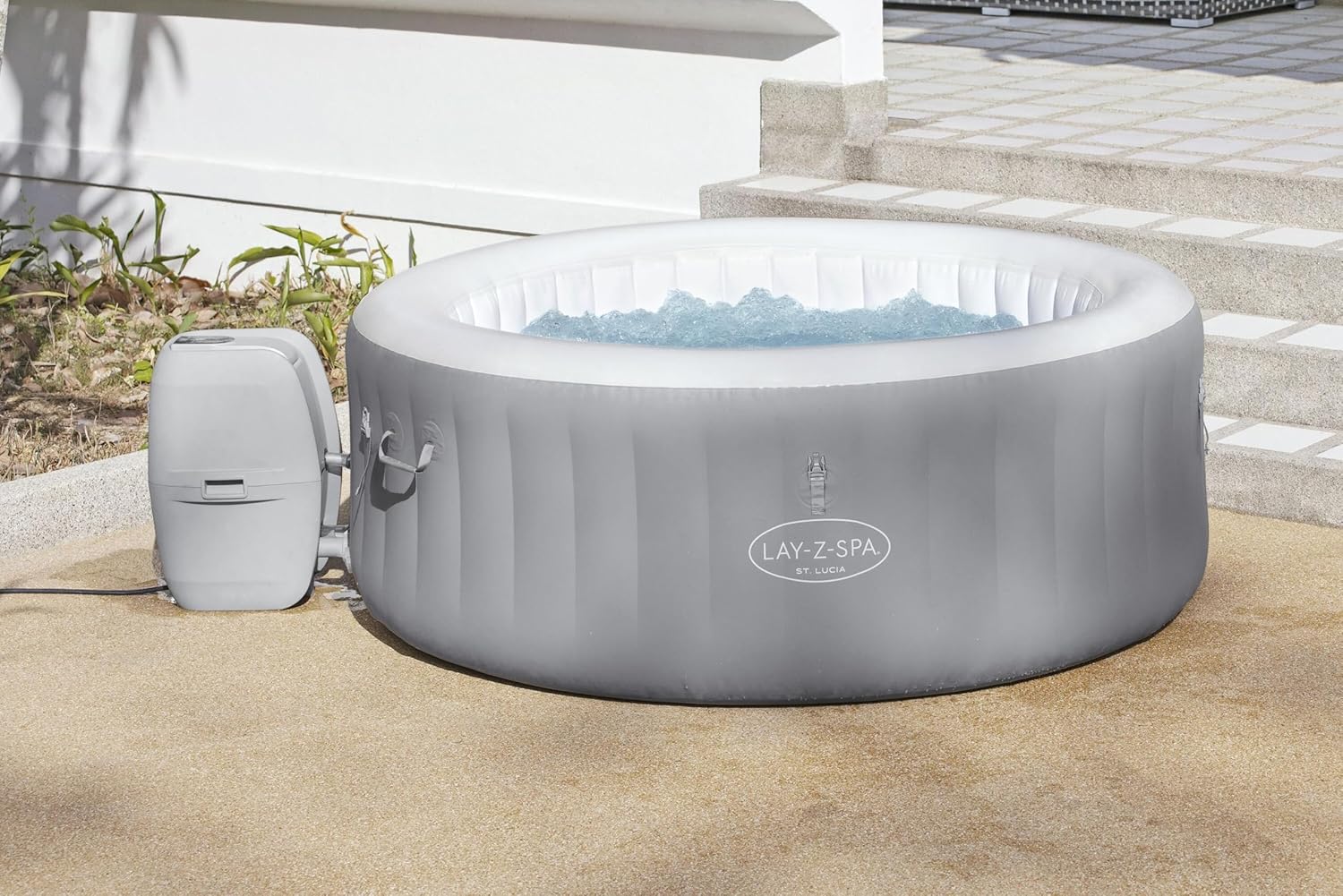 Lay-Z-Spa庐 67"x26"/1.70m x 66cm St.Lucia AirJet