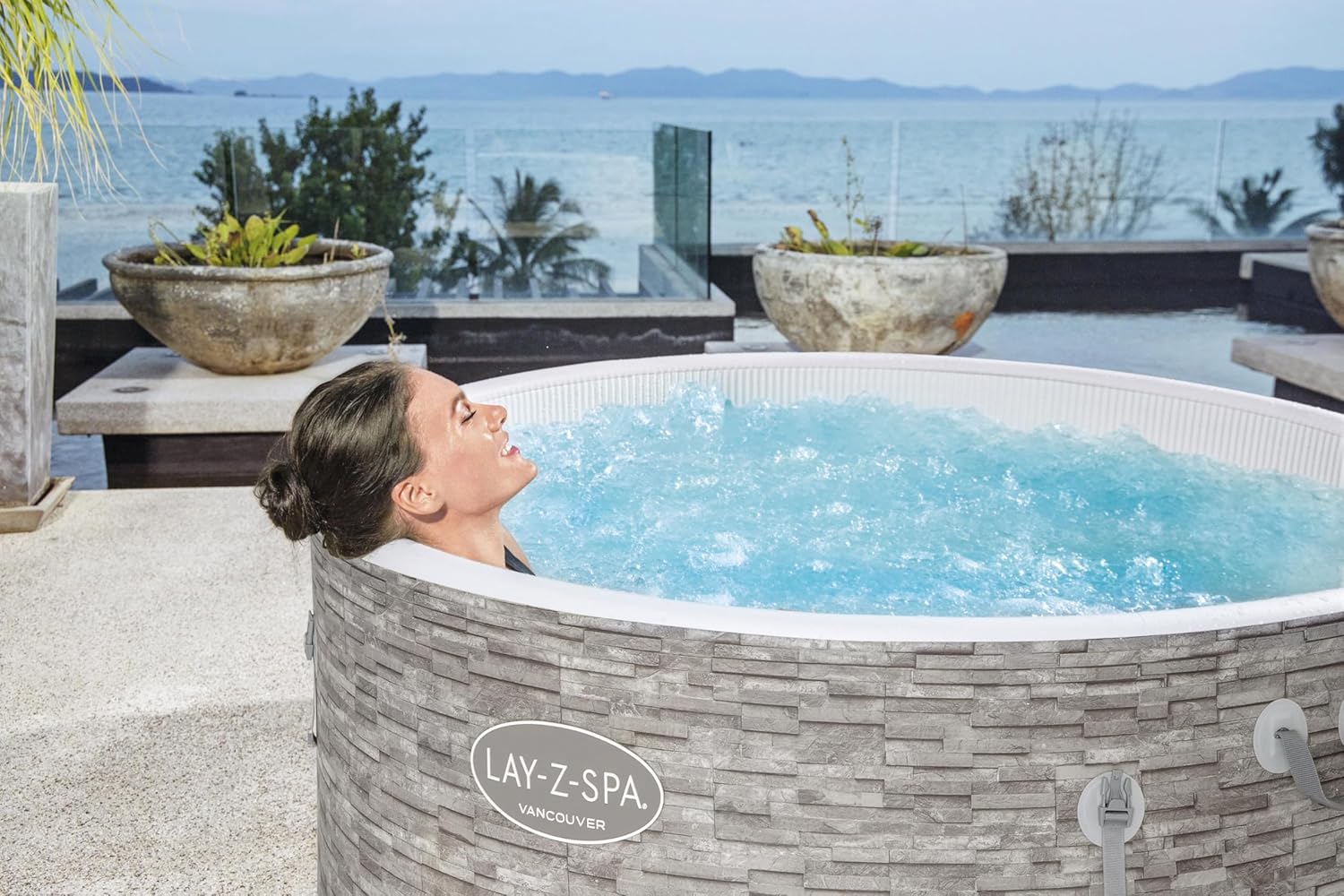 Spa gonflable rond Lay-Z-Spa® Miami Airjet2 - 4 personnes